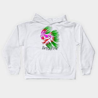 Betta fish Kids Hoodie